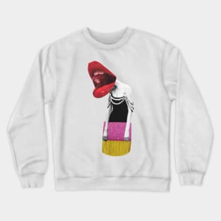 High Fashion Bored Girl Crewneck Sweatshirt